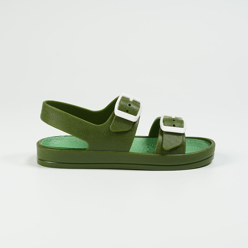 Green Jelly Sandals Childrens Jelly Sandals Open-toe Footwear