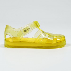 Yellow Jelly Sandals Wholesale Summer Beach Close Toe Jelly Shoes