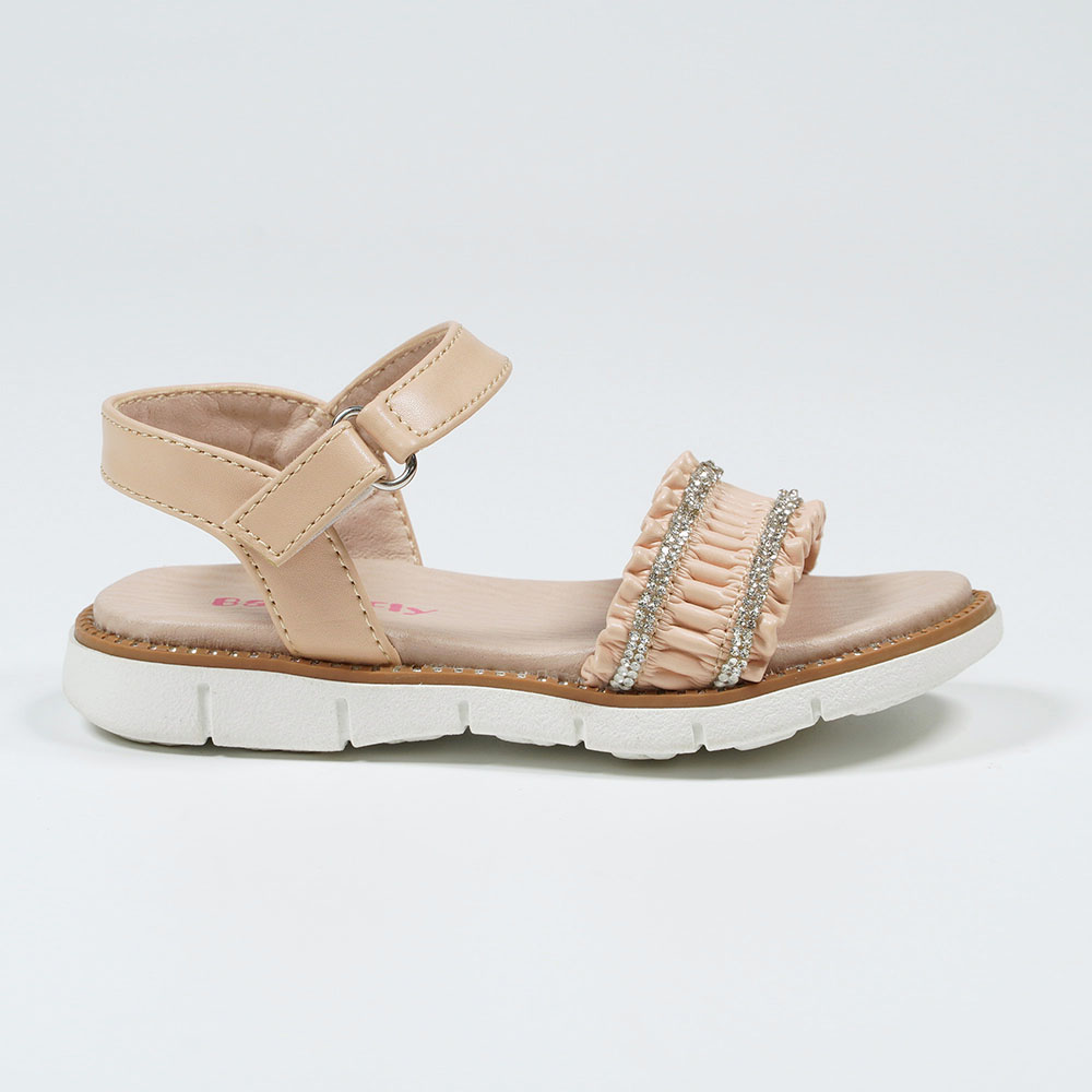 Nikoofly Warm Rose Leather Sandals with Arch Support