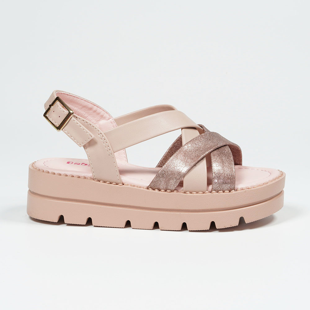 Pink Girl’s Platform PVC Sole Sandals Yidaxing Fashion Outdoor Shoes