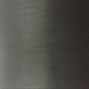 SBR electrical insulation mats anti-slip industry vulcanized 3mm thin fine ribbed rubber sheet
