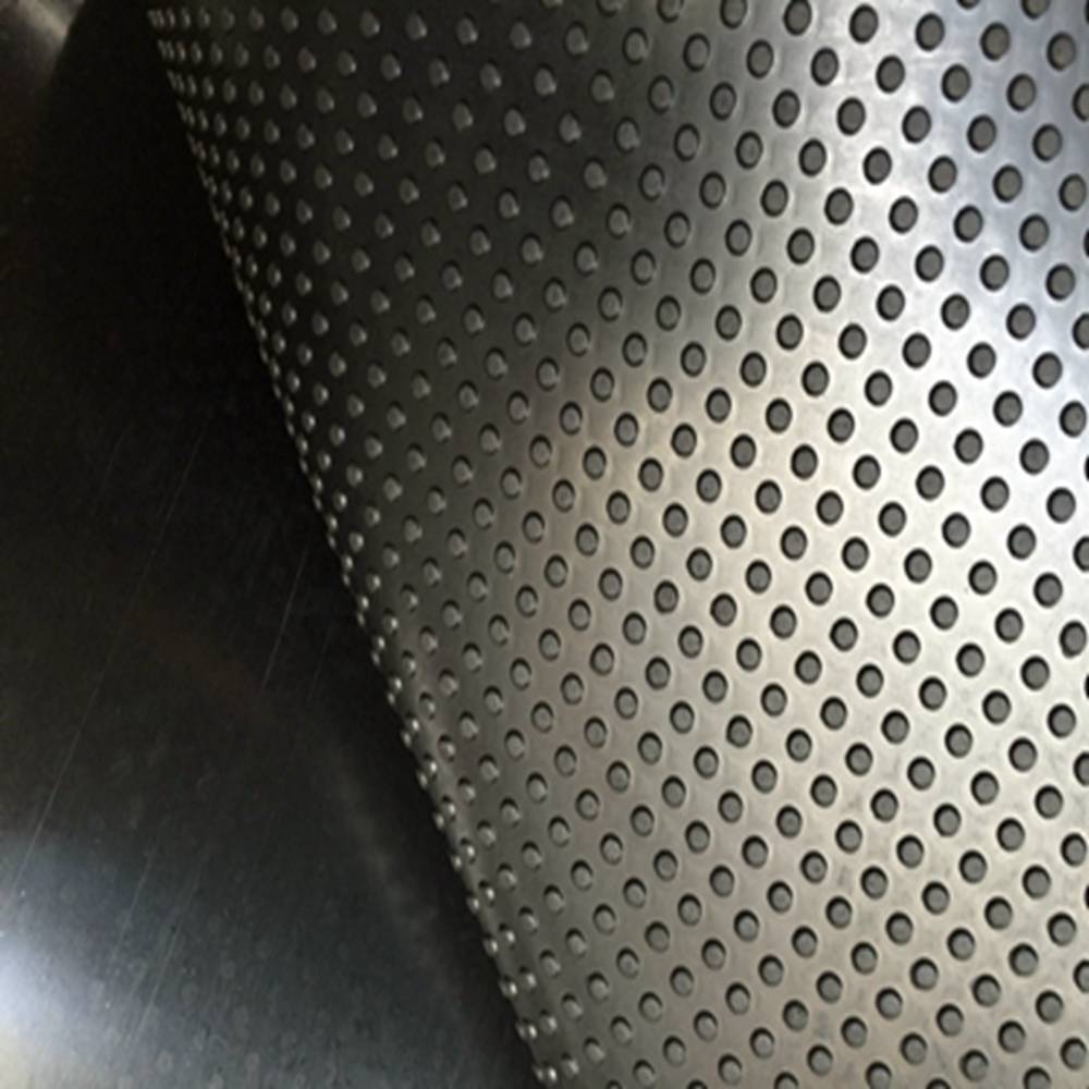 Anti-slip Button Outdoor Safety Rubber Dot Pattern Flooring Mat For Garage Rubber Sheets