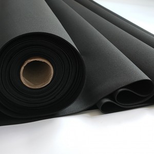 Waterproof heat resistant shock resistant buffer material EPDM CR neoprene rubber sheet