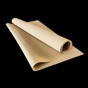 High tensile strength and tear resistance raw beige tan color natural rubber sheet roll