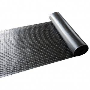 High Quality Cheap Price Heat Resistant Black Coin Rubber Mat