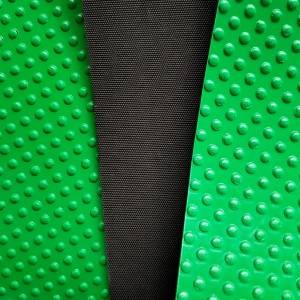 Industrial 3mm green composite ribbed anti-slip rubber floor matting