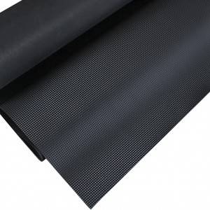 2.5MM neoprene black fiber reinforced diamond cheap rubber sheet