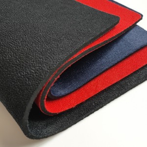 Breathable ok neoprene lamination sheet 3mm thick neoprene loop fabric for waist belt