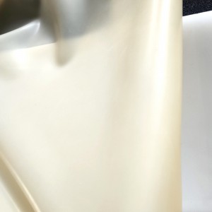 High tensile strength and tear resistance raw beige  tan color latex rubber sheet roll