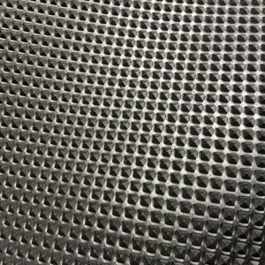 Customized Durable Natural Rubber mat Black Diamond Pattern rubber sheet