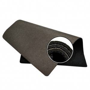 Neoprene with loop pile fabric OK-fastening soft and flexible / OK neoprene cloth fabric / neoprene laminated with OK cloth