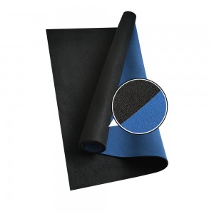Soft SBR neoprene rubber sheet lining with loop terry fabric shiny nylon terry fabric
