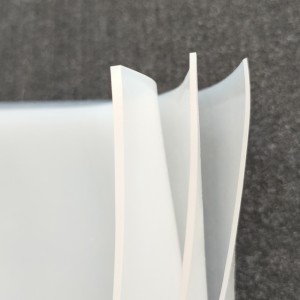 High elastic silicone plate temperature resistance white rubber sheet roll silicone rubber sheet