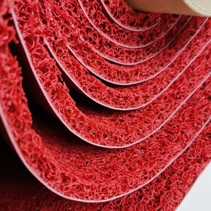 High Quality PVC Backing Coil Mat, PVC Firm Backing Cushion Mat Roll