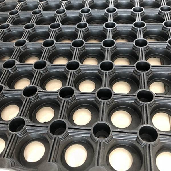 OEM/ODM Factory Laser Graving Rubber Sheet - Waterproof Holes Hollow Interlocking Rubber Kitchen Floor Mats – Skypro
