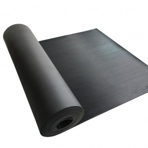 Anti slip garage car wash room bathroom explosion type pinstripe rubber mat non-slip mat floor mat
