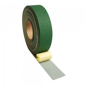 Waterproof Skateboard Green Emery Sand 60 Grit PVC Anti Slip Tape Waterproof Strong  Anti Slip Tape