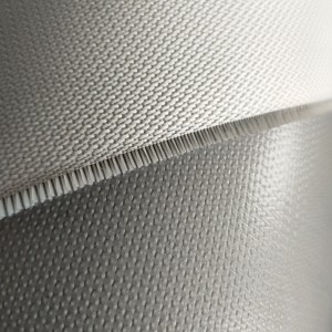 High Temperature Heat Resistant Insulation Silicone Coated Fiberglass Fabric Silver Grey Fiberglass Cloth