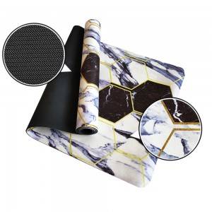 Polyester microfiber cotton velvet non-slip kitchen mat rubber backing floor mat kitchen mat anti fatigue