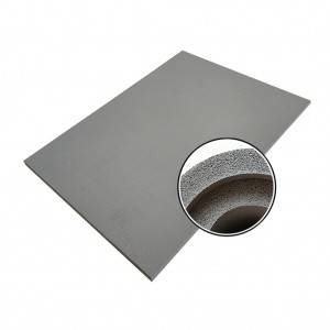 9.5MM Natural rubber sheet gray fireproof flame fire retardant natural rubber plate