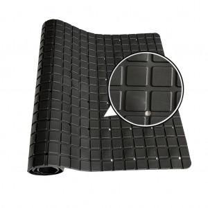 PVC anti-skid soft bathroom mat massage suction cup shower mat