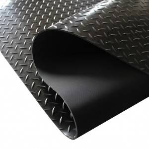 Trailer Rubber Flooring Anti-abrasion Skid-proof Truck Floor Protective Diamond Thread Rubber Mat