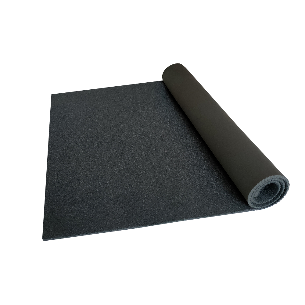 Black ok neoprene fabric hook loop fabric neoprene sheet with one side nylon fabric for neoprene protective gear Featured Image