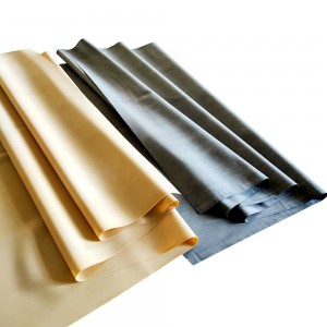 Super Thin Stretchable Abrasion Resistant Solid Brown Beige Tan Color Natural Gum Latex Rubber Sheet