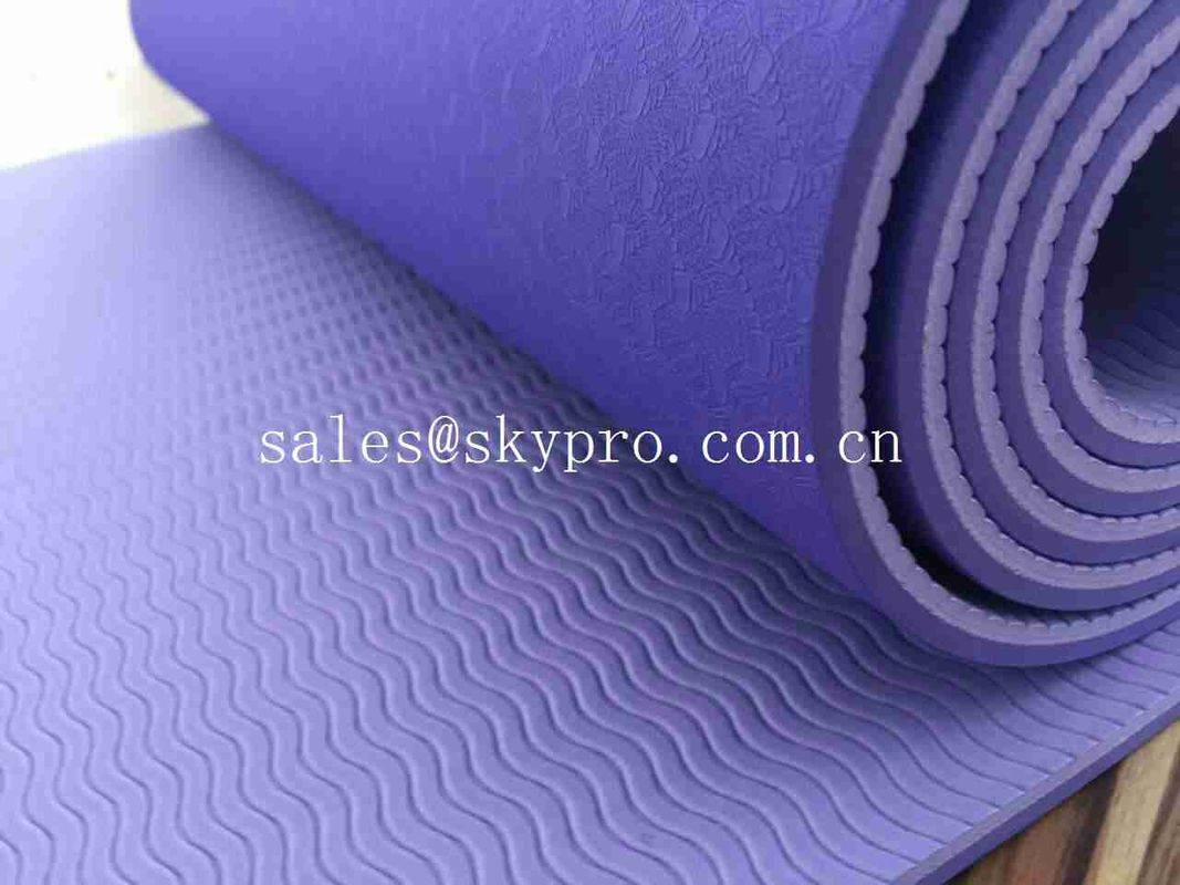Eco – Friendly Custom Printing Rubber Sole Sheet Anti Slip TPE Yoga Mat