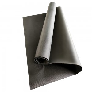 China factory top selling wear resistant 0.5mm black anti slip rubber sheet roll