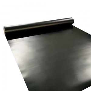 Hot sale strong transverse tension black PVC smooth conveyor belt