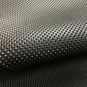 Anti Slip Black Diamond Tread Rubber Flooring Matting For Garage
