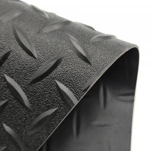 Bullet design surface anti slip pvc floor mat for garage