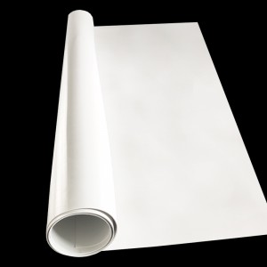 Soft high temp resistant 2mm milky white transparent rubber sheet
