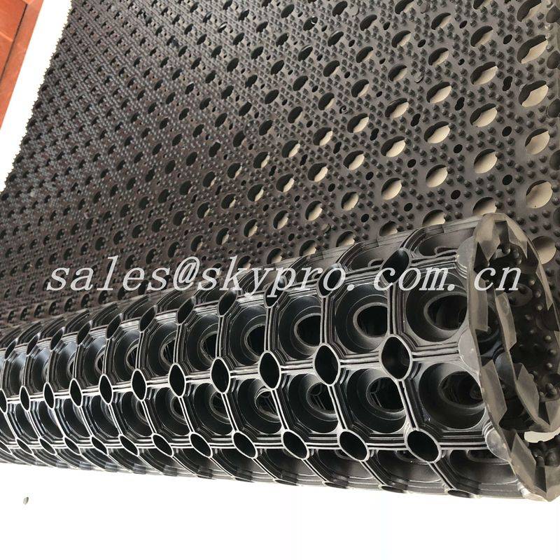 High Quality Rubber Matting - Residential  Interlocking Perforated Kitchen Floor Rubber Mats Anti Skid Shock Proof – Skypro