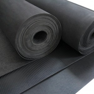 Black anti fatigue pyramid rubber flooring mat anti slip rubber sheet