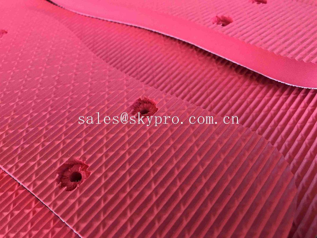 Red Humanized Design Rubber EVA Foam Sheet for Slipper Inner Sole Outsole Shoes Material