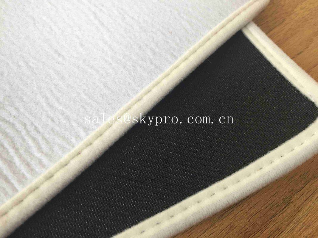 Wholesale Hypalon Rubber Fabric - Neoprene Fabric Roll Rubber Door Floor Matt With Non Woven Fabric Promotional Door Mat with Custom Logo – Skypro