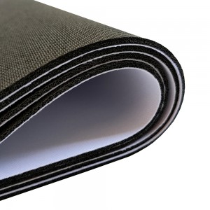 Fabric laminated neoprene sheet,blank mouse pad for sublimation,comfortable office mousepad