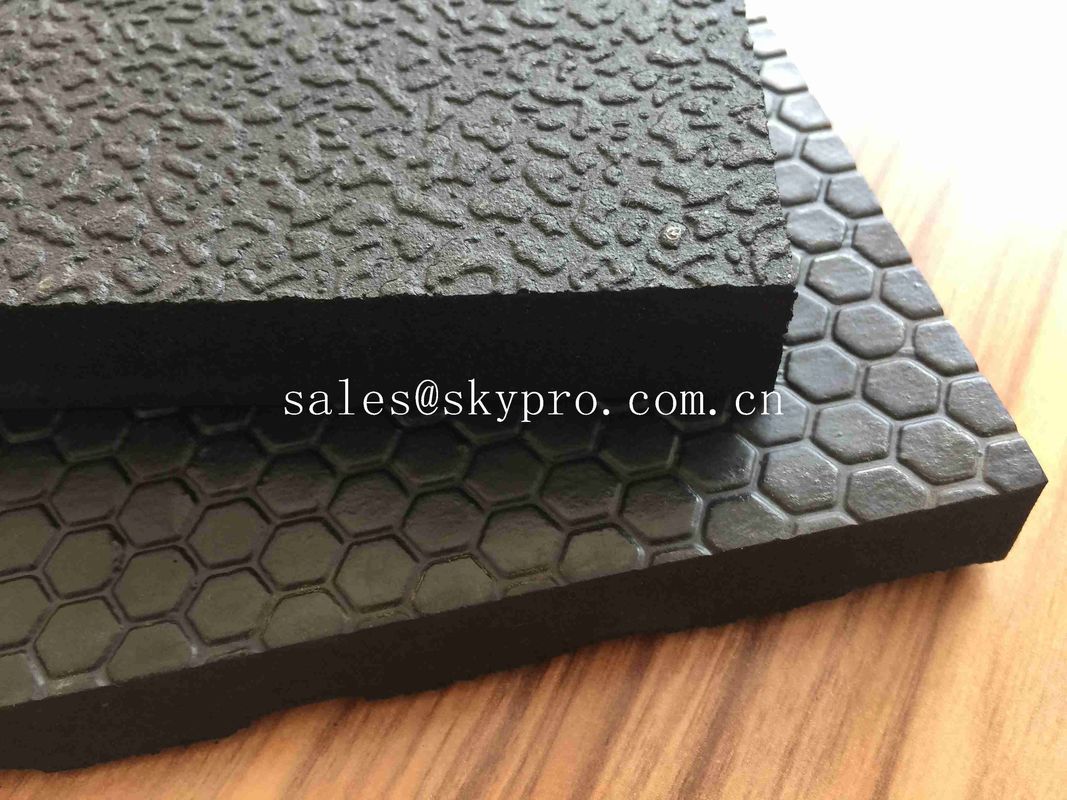 Professional China Anti-Slid Rubber Mat - Anti Skid Round Stud Orange Pattern Horse stable Flooring Interlocking Rubber Cow Mats – Skypro