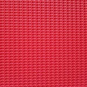 Red PVC Conveyor Belt For Ceramic Marble Polishing With Low Grip Snake Skin