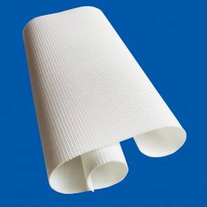 Food grade white silicone matting non-hazardous seafood conveyor belt