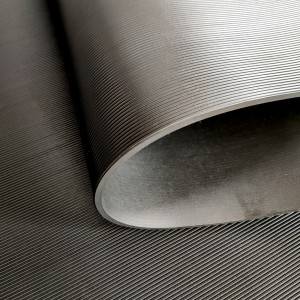 Senior products abrasion resistant high friction ribbed rubber sheet