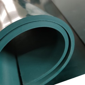 Wear resistant hardness 40-50 printed natural gum rubber sheet