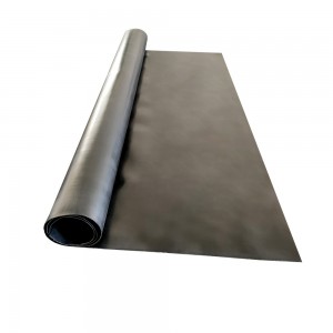 SBR rubber sheet black waterproof neoprene rubber sheet with polyester fabrics