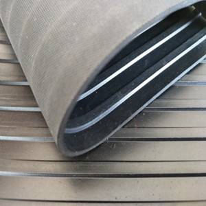 Easy Clean Grooved Fine Ribbed Corrugated Anti-slip Rubber Sheet