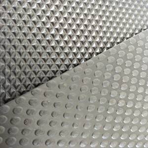 Anti-slip 3-6mm Round Stud Rubber Button Surface Pattern Safe Stable Rubber Mat