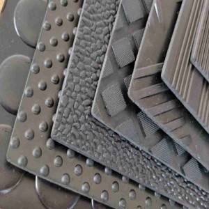 Electrical insulation high voltage anti-static rubber mat safety rubber matting for workplace
