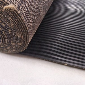 High quality nylon insertion reinforced rubber sheet with fabric
