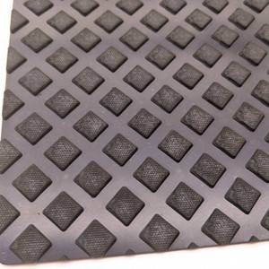 3Mm 5mm 8mm thick diamond pattern antiskid rubber sheet plate in rolls